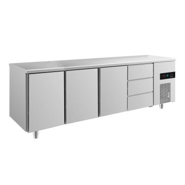  Kühltisch GaPo KT4TTTD  mit 3x Türen & 1x 3 Schubladen  kaufen