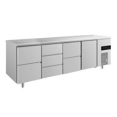  Kühltisch GaPo KT4ZDZT  mit 1x Tür, 2x 2 Schubladen & 1x 3 Schubladen  kaufen
