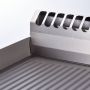  Gas-Griddleplatte als Tischgerät, Serie 700 ND - ½ glatt / ½ gerillt 800x700x250 mm  kaufen
