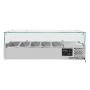  Kühlaufsatzvitrine EASY mit Glasabdeckung 5x GN1/4 - 120 cm  kaufen