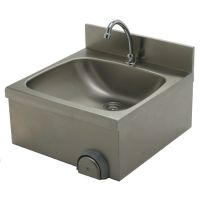  Handwaschbecken 5x5 mit Kalt- & Warmwasser Anschluss + Kniebedienung  kaufen