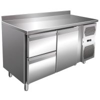  Kühltisch Edelstahl 600 mit 2 Schubladen & 1 Tür + AK 260 L  kaufen
