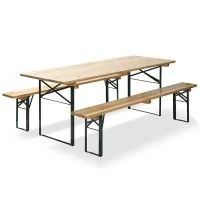  Bierzeltgarnitur 220 x 80 cm -  3 teilig Brauereiqualität  kaufen