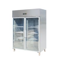  Umluft Edelstahl Kühlschrank mit Glastür GN2/1 - 1333 Liter  kaufen