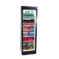  Flaschenkühlschrank LED weiß/schwarz - 380 Liter  kaufen