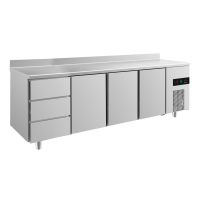  Kühltisch GaPo KT4DTTTA  mit 3x Tür & 2x 3 Schubladen + AK  kaufen