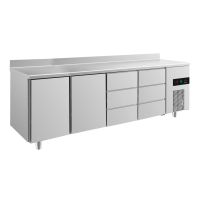  Kühltisch GaPo KT4TTDDA  mit 2x Türen & 2x 3 Schubladen + AK  kaufen