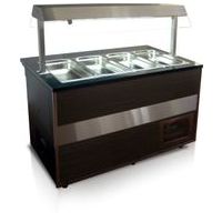  Salatbar / Buffetwagen Gastronline Open schwarz - dynamisches Kühlsystem  kaufen