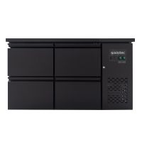  Barkühltisch EASY schwarz / 4 Schubladen - 280 Liter  kaufen