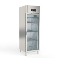  Edelstahl Kühlschrank TOPLINE 700 mit Glastür  kaufen