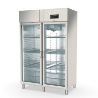  Edelstahl Kühlschrank TOPLINE 1400 mit Glastür  kaufen